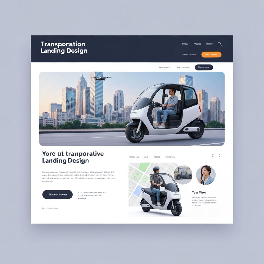 Landing Page de Transportadora
