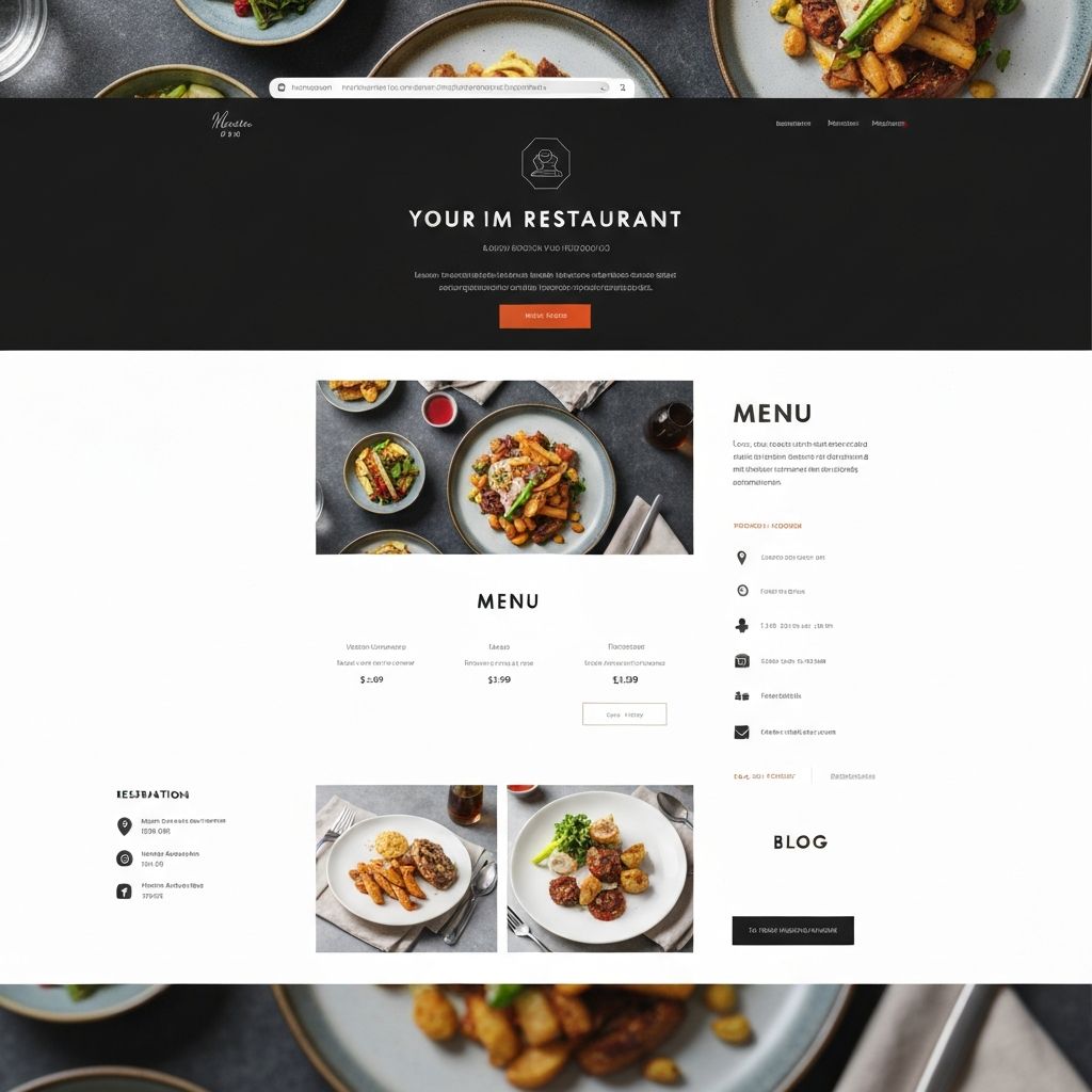 Site Institucional de Restaurante